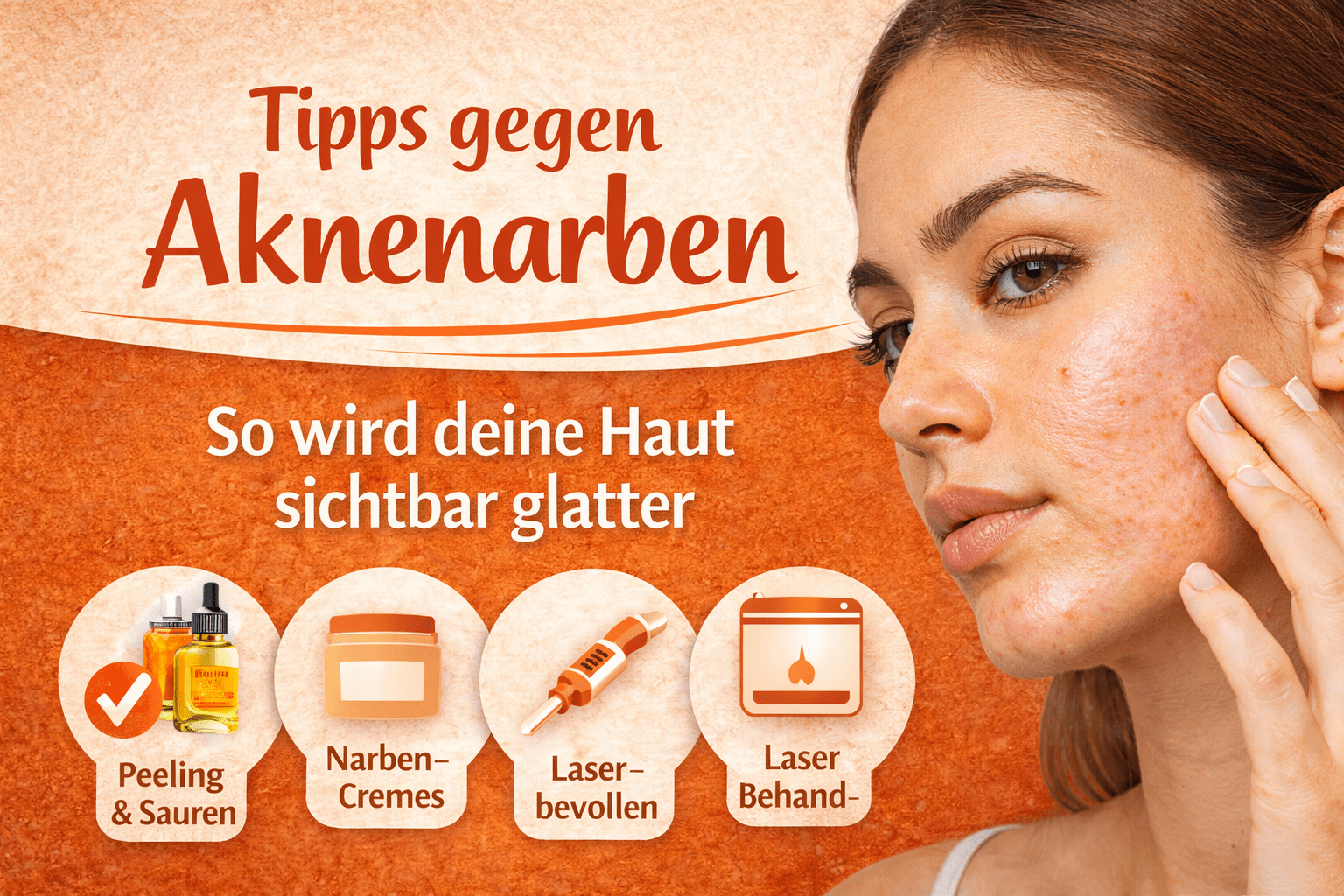 Tipps gegen Aknenarben: So wird deine Haut sichtbar glatter