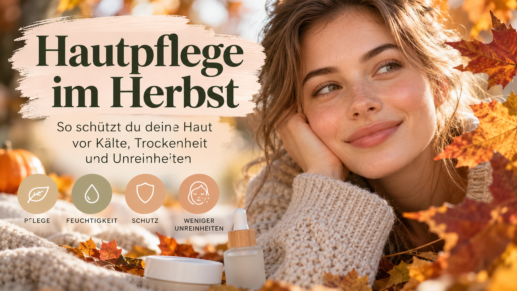 Hautpflege im Herbst: So schützt du deine Haut vor Kälte, Trockenheit und Unreinheiten